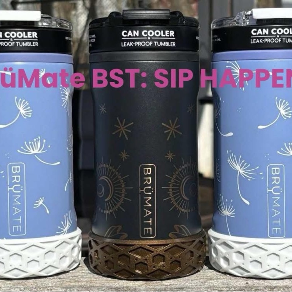 BrüMate BST: Sip Happens!  Brumates and fun!